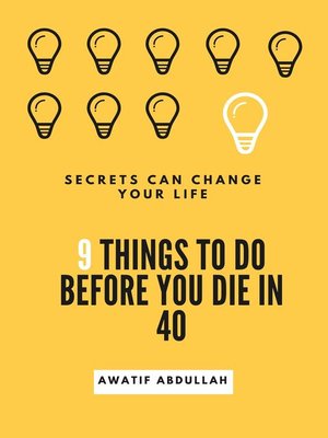 cover image of 9 Things to Do Before You Die In Forty